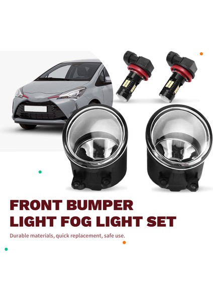 Toyota Yaris 2018-2020 Için Araba Ön Tampon Sis Lambası Seti Montajı (Yurt Dışından) fırsatları