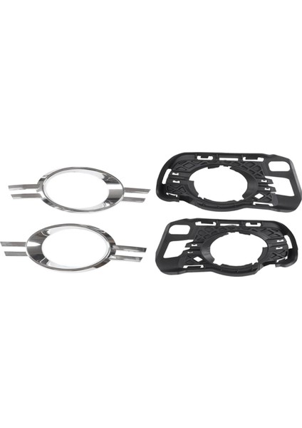 1set Ön Tampon Sis Izgarası Izgara ile Mercedes Için Krom Döşeme ile Benz W204 C250 C300 C350 204852423 2048852523 (Yurt Dışından)