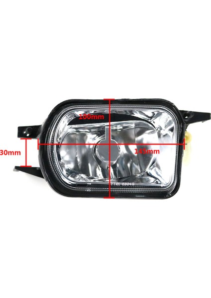 1paır Ön Tampon Sis Lambası Lambası Mercedes-Benz Için Işık W203 C320 &amp; SLK230 2001-2004 2158200556 2158200656 (Yurt Dışından) fırsatları