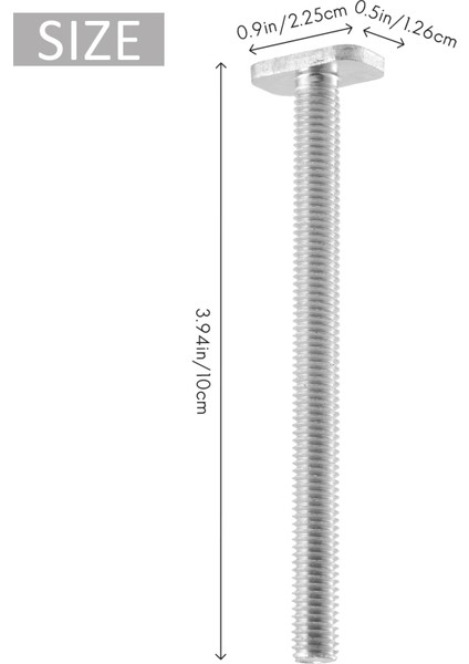 10PCS M8X100MM T-S-S-S-S-Stıgıng Vidaları, 30 Serisi Track T-Yuvası Ahşap Işleme Aracı (Yurt Dışından) fırsatları
