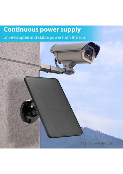 Göz Kırpma Güvenlik Kamerası Için Yüzük Için 4W 5V Güneş Paneli IP65 Su Yoktur Güneş Şarj Cihazı 360 Derece Güneş Paneli (Yurt Dışından) indirimleri