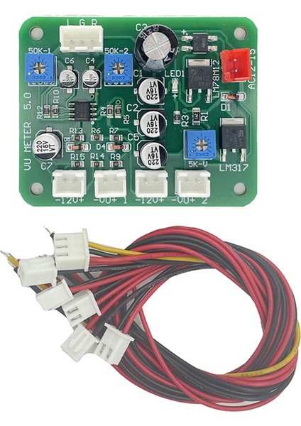 Vu Seviye Ses Seter Stereo Amplifikatör Kart+2pcs Vu Metre 9-12V Dc Stereo Amplifikatör Kartı Seviye Göstergesi (Yurt Dışından) indirimleri