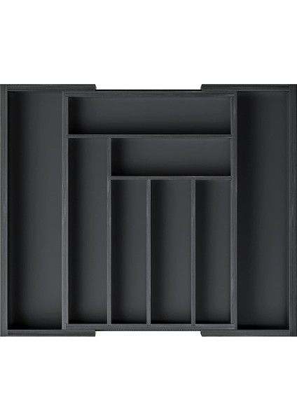 Bambu Çekmecesi Organizatörü Genişletilebilir. Mutfak Appliance Braketi Ayarlanabilir Sofra Tepsisi (Yurt Dışından)