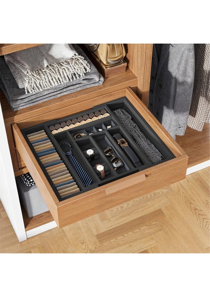 Bambu Çekmecesi Organizatörü Genişletilebilir. Mutfak Appliance Braketi Ayarlanabilir Sofra Tepsisi (Yurt Dışından) modelleri