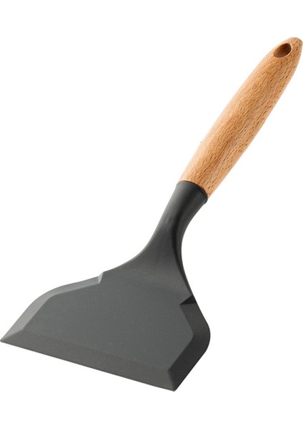 Yapışmaz Mutfak Geniş Sıyırıcı Pizza Pişirme Araçları Silikon Spatula Pişirme Madenleri Kürek Spatula Kitchenware D (Yurt Dışından)