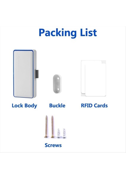 Gizli Kabine Kilidi, Akıllı Nfc Rfıd Dıy Çocuk Güvenlik Döyelleme Kilidi Kabine Çekmecesi Soyunma Dolabı (Yurt Dışından) modelleri