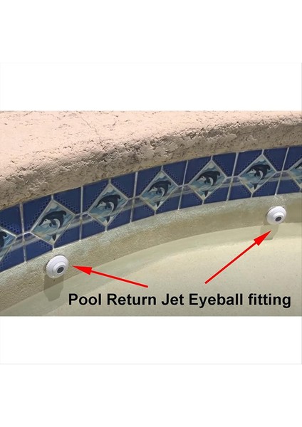 Havuz Spa 1/2inch Açılış Hidrostream Geri Dönüş Jet Takma SP1419C 1-1/2inch Mıp Iplik Değiştirme SP1419C (5pcs) (Yurt Dışından) modelleri