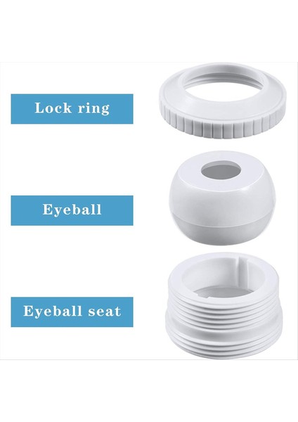 Havuz Spa 1/2inch Açılış Hidrostream Geri Dönüş Jet Takma SP1419C 1-1/2inch Mıp Iplik Değiştirme SP1419C (5pcs) (Yurt Dışından) fırsatları