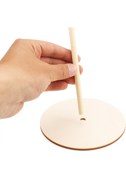 Ahşap Stand, Duvar Standı Ekran Tahtası, Çocuklar Doğum Günü Partisi Düğün Masa Dekorasyonu, Daire+Ekleme Çubuğu (Yurt Dışından) fiyatları