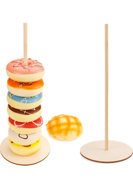 Ahşap Stand, Duvar Standı Ekran Tahtası, Çocuklar Doğum Günü Partisi Düğün Masa Dekorasyonu, Daire+Ekleme Çubuğu (Yurt Dışından) fırsatları