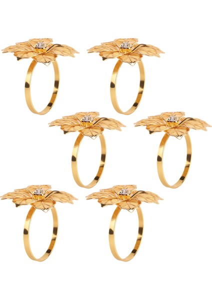 6 Paket Peçete Halkaları, Altın Peçete Halkaları Masa Süslemeleri Için Tokalar, Düğün, Akşam Yemeği, Parti, Diy Dekorasyon, Altın (Yurt Dışından) fiyatları