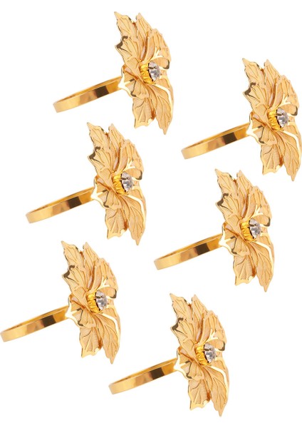 6 Paket Peçete Halkaları, Altın Peçete Halkaları Masa Süslemeleri Için Tokalar, Düğün, Akşam Yemeği, Parti, Diy Dekorasyon, Altın (Yurt Dışından) modelleri