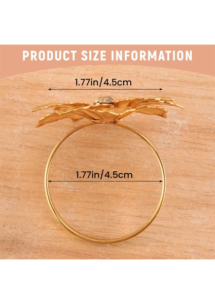 6 Paket Peçete Halkaları, Altın Peçete Halkaları Masa Süslemeleri Için Tokalar, Düğün, Akşam Yemeği, Parti, Diy Dekorasyon, Altın (Yurt Dışından) fırsatları