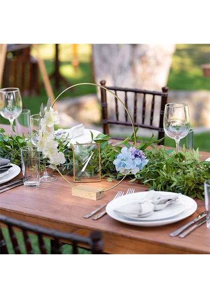 10 Paket 12 Inç Çiçek Kasnağı Merkezinde, El Sanatları Için Masa Metal Çemberleri Metal Yüzükler (Yurt Dışından) fiyatları