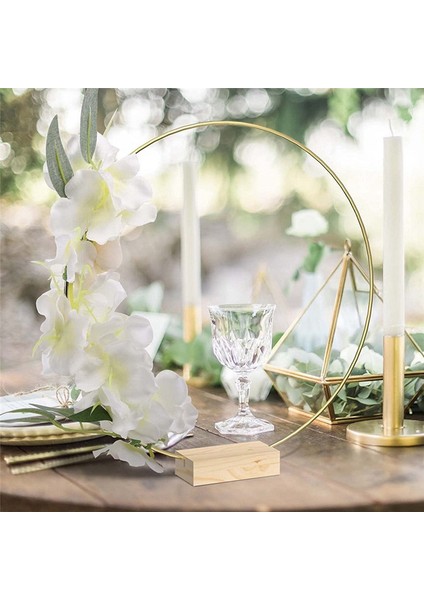 10 Paket 12 Inç Çiçek Kasnağı Merkezinde, El Sanatları Için Masa Metal Çemberleri Metal Yüzükler (Yurt Dışından) indirimleri