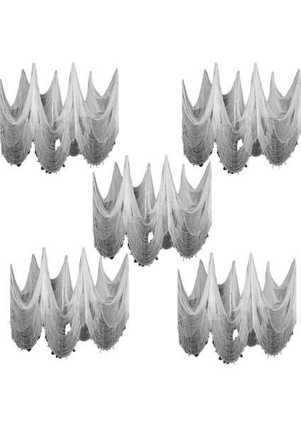 Cadılar Bayramı Korku Dekorasyonları Cadılar Bayramı Partys Süslemeleri Masalar, Ağaçlar, Bahçe Kapıları, Perili Evler Için Uygun Dekorasyonlar Beyaz (Yurt Dışından) indirimleri