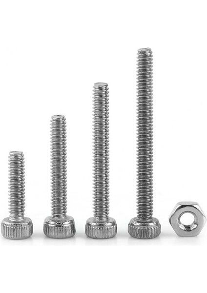 480PCS M2 M3 M4 Hex Soket Vidaları Set Paslanmaz Çelik Hex Soket Kapağı Baş Fıstığı Onarım Aracı (Yurt Dışından) fiyatları