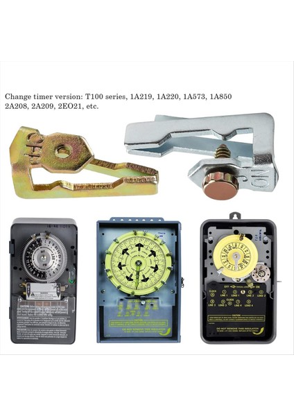 156T1978A Time Switch Trippers Intermati Fit T100 Serisi Zamanlayıcı 2 Paketinin Değiştirilmesi (4 On / 4 Kapalı / 8 Vidalar) (Yurt Dışından) fırsatları
