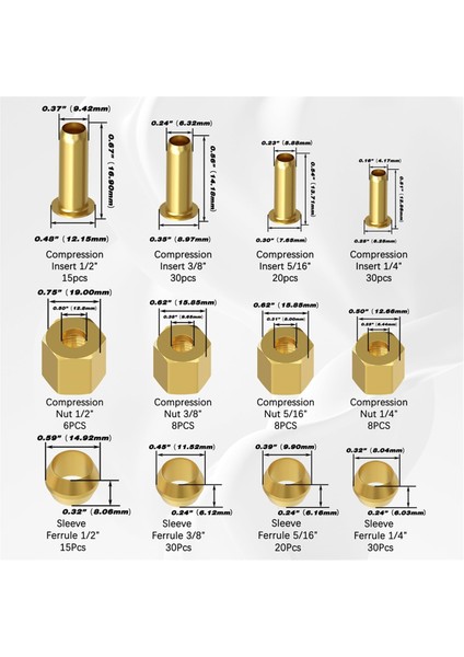 220PCS Sıkıştırma Bağlantı Noktaları Çiftlik Kiti - Pirinç Sıkıştırma Kılı (Yurt Dışından) fiyatları