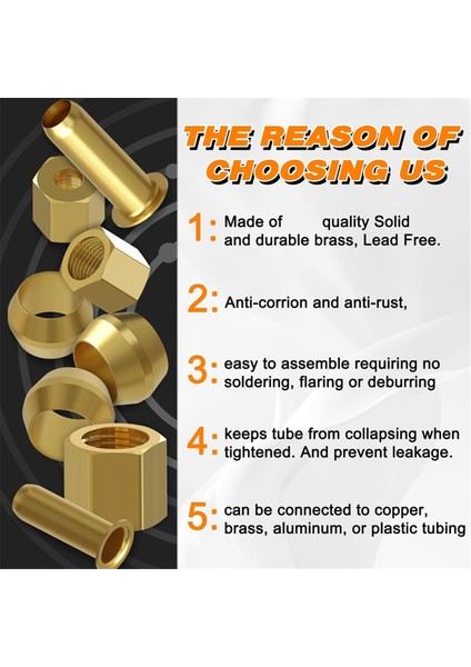 220PCS Sıkıştırma Bağlantı Noktaları Çiftlik Kiti - Pirinç Sıkıştırma Kılı (Yurt Dışından) indirimleri