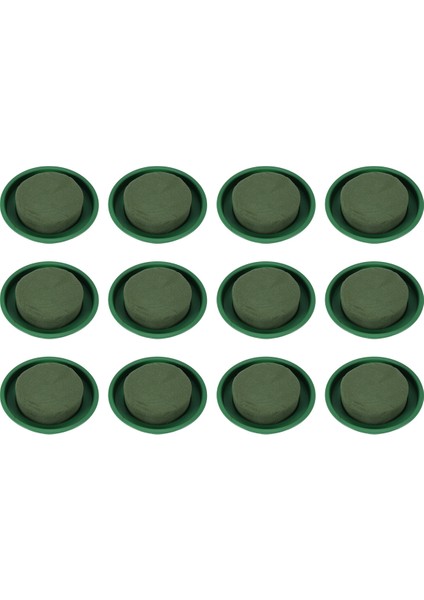 Dıy Çiçek Aranjman Kiti Yeşil Yuvarlak Islak Çiçek Köpüğü, Düğün Koridoru Çiçekleri, Parti Dekorasyonu (Kaseli Çiçek Köpüğü, 12 Adet) (Yurt Dışından) modelleri