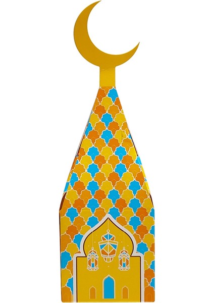 60PCS Ramazan Eid Hediye Kutuları Ay Si Kutusu Festival Için Tatil Partisi Şeker Çantası Için Dekorasyonlar (Yurt Dışından) fırsatları