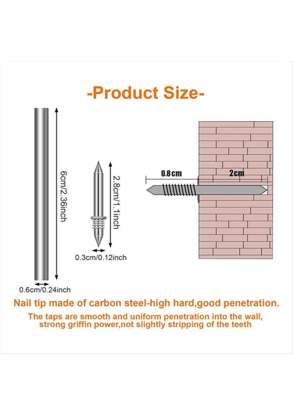 250PCS Süpürme Tahtası Çivileri, Çifte Kafa Süpürme Iplik Dikişsiz Çivi, Tırnaklara Özgü Kılıf Aracı ile Donatılmış (Yurt Dışından) fiyatları