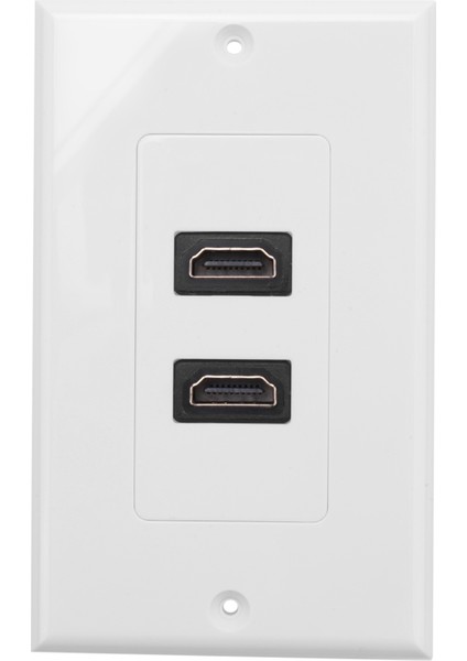 HDMI 2 Ports Duvar Yüz Plakası Panel Çıkış 1080P Kapak Kuplör Soketi Sıcak (Yurt Dışından)