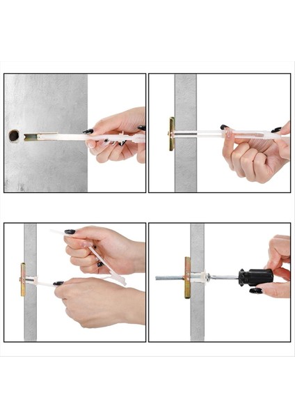 Tv Montajı, Dolaplar Için 1/4in-20 Için Dahil Edilen Cıvatalara Sahip 20 Paket Alçıpan Çapası, Her Biri 1/2in Alçıpanda 265LBS&#39;YE Kadar Tutar (Yurt Dışından) modelleri