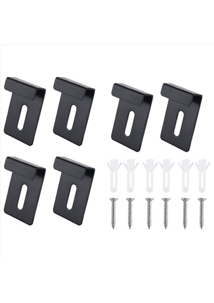 6 Adet Metal Ayna Klipsleri 3/4 Geniş Kanal Ayna Askısı Klipsi Aynalar Için Büyük Ağır Tutucu Klipsler (Yurt Dışından)