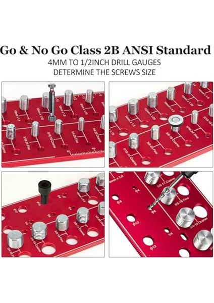 34 Somun ve Cıvata Iplik Denetleyicisi, Iplik Denetleyicisi Standardı ve Metrik Plaka Duvar Montaj Vidalı Boyutlar ve Iplik Özellikleri (Yurt Dışından) fiyatları