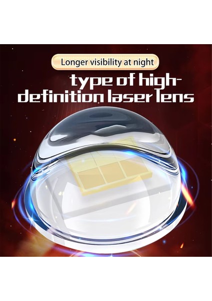 6 Lens Motosiklet LED Spotlight Çift Renk Hı/düşük Işın Sis Lambaları Araba Kamyonları Için Suv Utv 12V 24VMINI Lens Far (Yurt Dışından) indirimleri