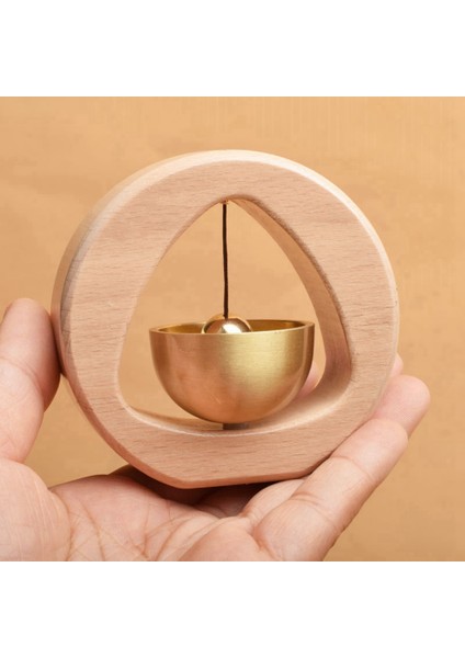 Pirinç Dopamin Kapı Zili Ahşap Çan Giriş Rüzgar Chime Japon Eve Taşınma Hediye Giriş Kolye Üçgen (Yurt Dışından) modelleri