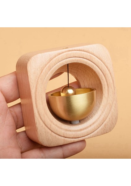 Pirinç Dopamin Kapı Zili Ahşap Çan Giriş Rüzgar Chime Japon Eve Taşınma Hediye Giriş Kolye Üçgen (Yurt Dışından) indirimleri