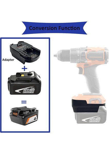 Makita 18V/20V Li-Ion Pil Için MT18AR Pil Adaptörü Rıdgıd/aeg 18V/20V Güç Alet Aksesuarları Dönüştürücü (Yurt Dışından) fırsatları