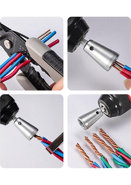 4pcs Tel Bükme Aracı Tel Twister Tel Konektörü, Hızlı Elektrik Etkisi Tel Twisting Aracı Matkap Için (Yurt Dışından) fiyatları