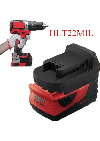 Milwaukee Için Pil Adaptörü Hilti 22V B22 Li-Ion Piller Dönüştürücü Adaptör (Yurt Dışından) fiyatları