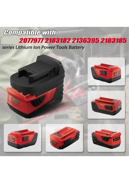 Milwaukee Için Pil Adaptörü Hilti 22V B22 Li-Ion Piller Dönüştürücü Adaptör (Yurt Dışından) indirimleri