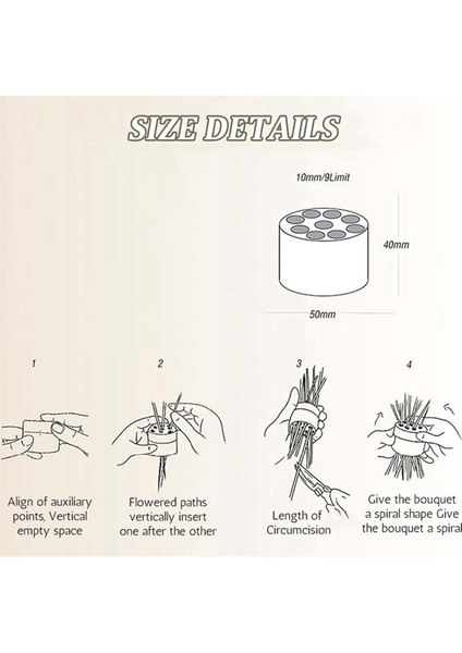 Spiral Ikebana Kök Tutucu, Buket Twister, Su Geçirmez Spiral Ikebana Kök Tutucu Çiçekler (Yeşil) (Yurt Dışından) indirimleri