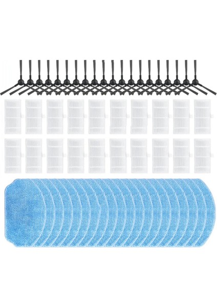 Mıdea VCR04W Yan Fırça Için Hepa Filtre Mop Bezleri Rag Robot Vakum Süpürge Aksesuar Yedek Parça, A (Yurt Dışından)