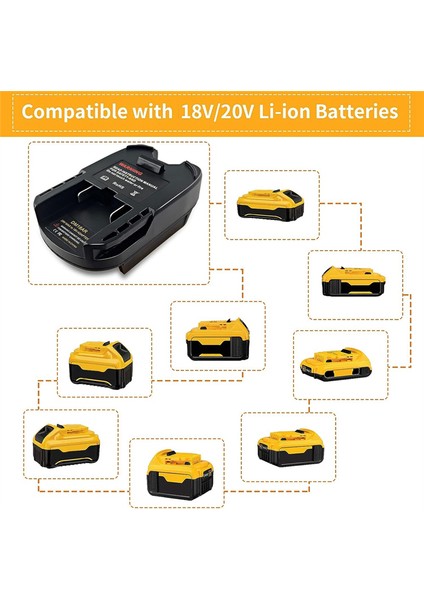 Milwaukee Li-Ion Pil Için Dewalt Için DM18AR Pil Adaptörü Ridgid/aeg 18V Aracı Elektrik Matkap Kullanımı (Yurt Dışından) modelleri