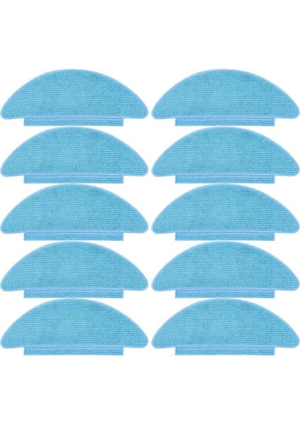 Lubuelu SL60D SL61 Için Tikom L9000 ve Laresar L6 Nex Hanehalkı Vakum Temizleyici Aksesuarları Için 10 Adet Mop Bezi (Yurt Dışından)