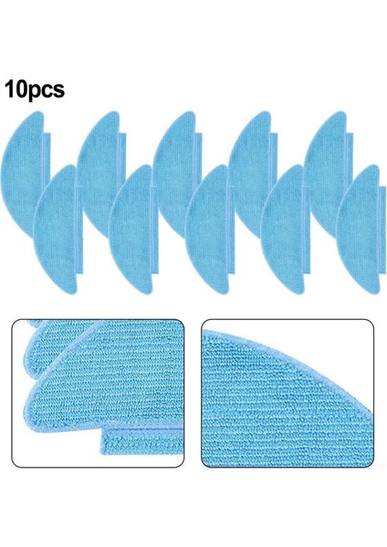 Lubuelu SL60D SL61 Için Tikom L9000 ve Laresar L6 Nex Hanehalkı Vakum Temizleyici Aksesuarları Için 10 Adet Mop Bezi (Yurt Dışından) modelleri