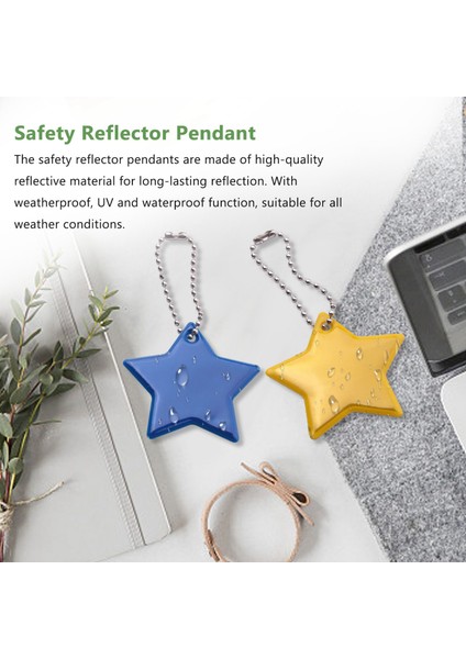 26 Adet Çocuk Güvenliği Reflektörü Kolye, Okul Çantası Için Yıldız Güvenliği Reflektörü, Sırt Çantası, Bisiklet, Yürüyüş, Koşu (Yurt Dışından) modelleri