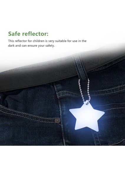 26 Adet Çocuk Güvenliği Reflektörü Kolye, Okul Çantası Için Yıldız Güvenliği Reflektörü, Sırt Çantası, Bisiklet, Yürüyüş, Koşu (Yurt Dışından) fırsatları