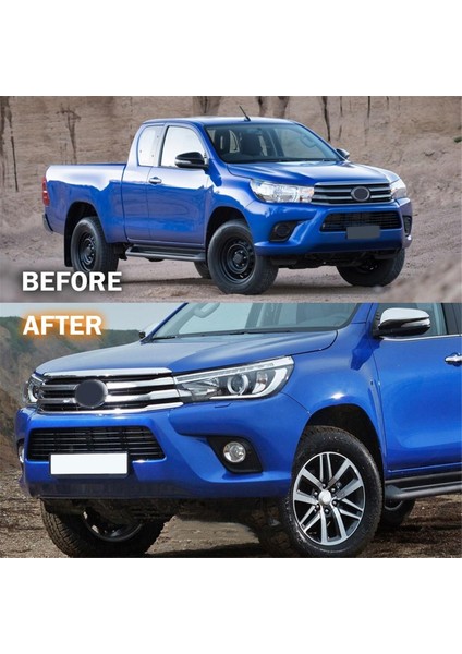 Toyota Hilux Revo 2015-2019 Sis Lambaları Montajı Kablo Dövme Kapağı Kavrama Çerçevesi Grille (Yurt Dışından) indirimleri