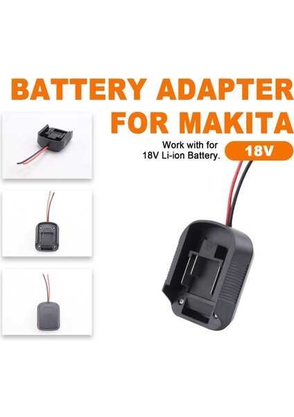 Makita Için 1 Adet Pil Adaptörü 18V Lityum Pil Güç Aleti Konnektör Bağdaştırıcı Adaptör Dock Tutucu Elektrik Aleti BL1830 BL1840 (Yurt Dışından) fırsatları