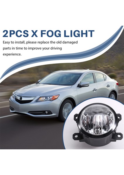 Acura Tsx Tl Honda Cr-V Pilotu Için Açık Amaçlı Ön Sis Lambası Sisi Işık 2011-2015 33900-STK-A11, 33900-T0A-A01 (Yurt Dışından) indirimleri