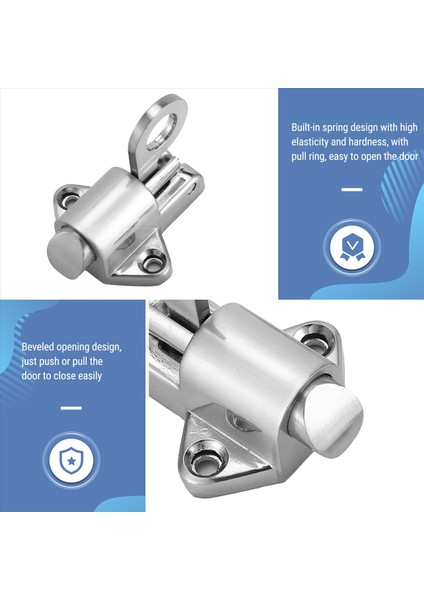 Ana Sayfa Güvenlik Yay Slayt Cıvatası Pencere Kapısı Otomatik Mandal Kilidi Kendi Kapanış (Yurt Dışından) indirimleri