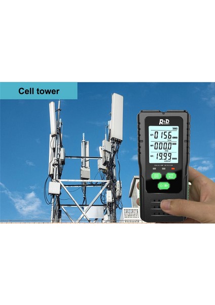 3&#39;ü 1 Arada Elektromanyetik Alan Radyasyon Dedektörü Test Cihazı Emf Metre Çok Fonksiyonlu Taşınabilir Radyo Frekansı Uyarma Ölçer (Yurt Dışından)